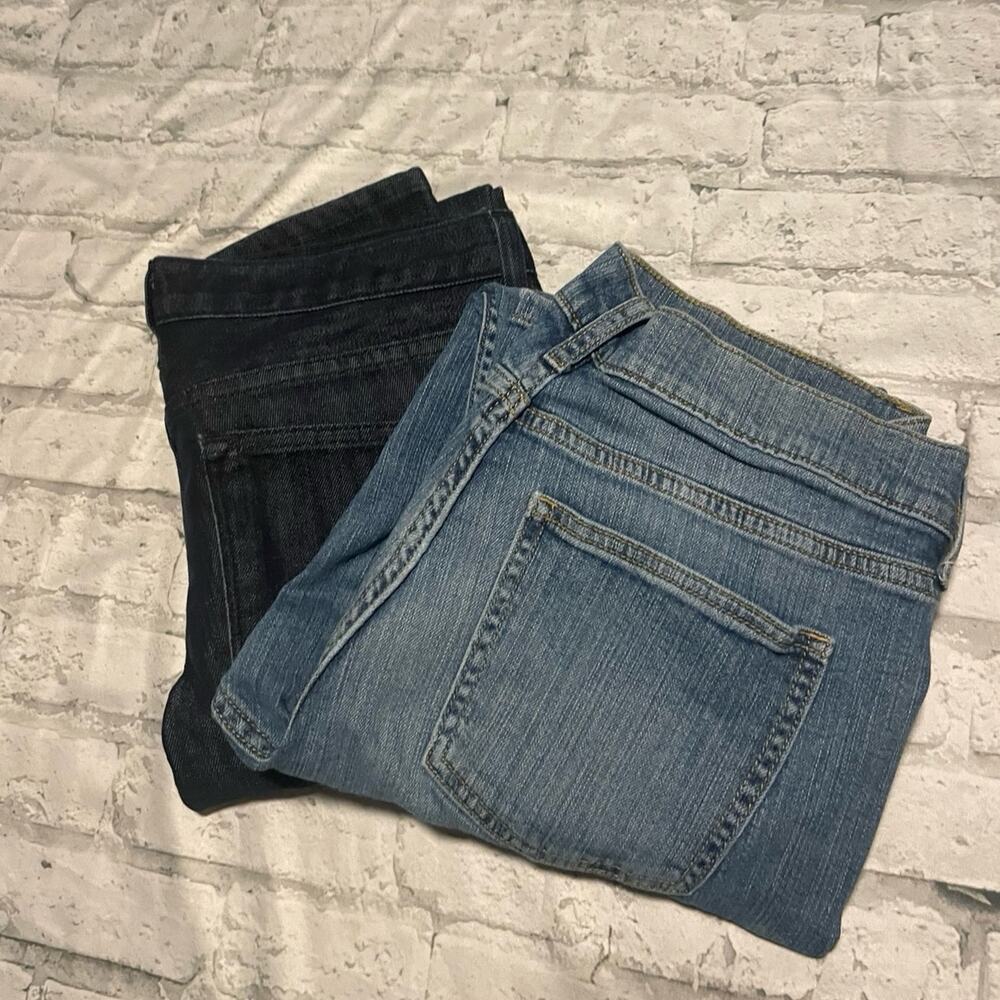 Bundle 2 Pair Jeans, Banana Republic & JCrew, Size 4